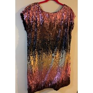 Tobi sequin dress, size medium
